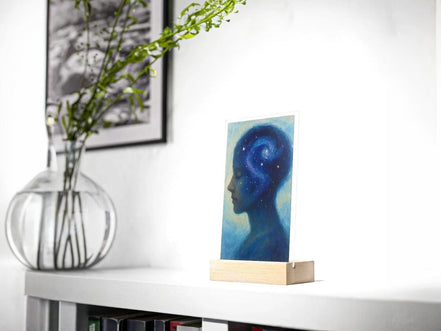 Présentoir overthink esprit galaxie intérieure, tableau ésotérique - Essences Agape 34933321