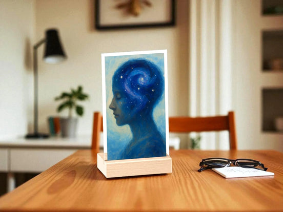 Présentoir overthink esprit galaxie intérieure, tableau ésotérique - Essences Agape 33369727