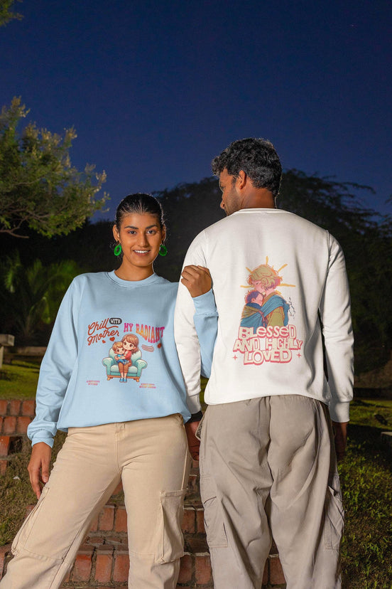 Pull yoga jogging bien-être, pull oversize XL taille, hoodie spirituel - Essences Agape 95900294