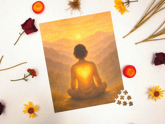 Puzzle 500 pièces foi croyance, puzzle amour guérison, ésotérique - Essences Agape 65093417