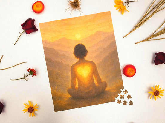 Puzzle 500 pièces foi croyance, puzzle amour guérison, ésotérique - Essences Agape 65093417