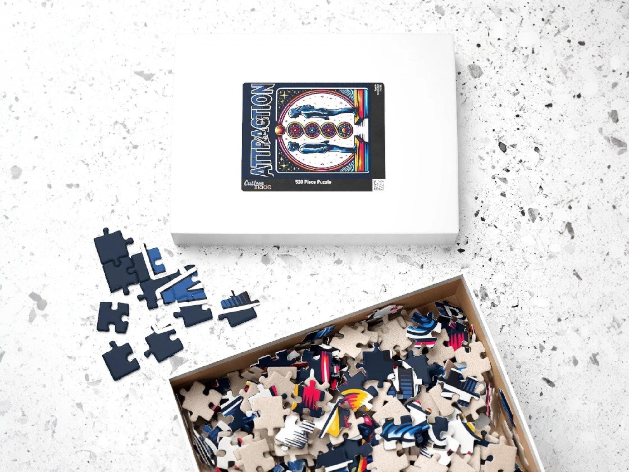 Puzzle loi de l'attraction, art spirituel 500 pièces, puzzle religieux - Essences Agape 66962221