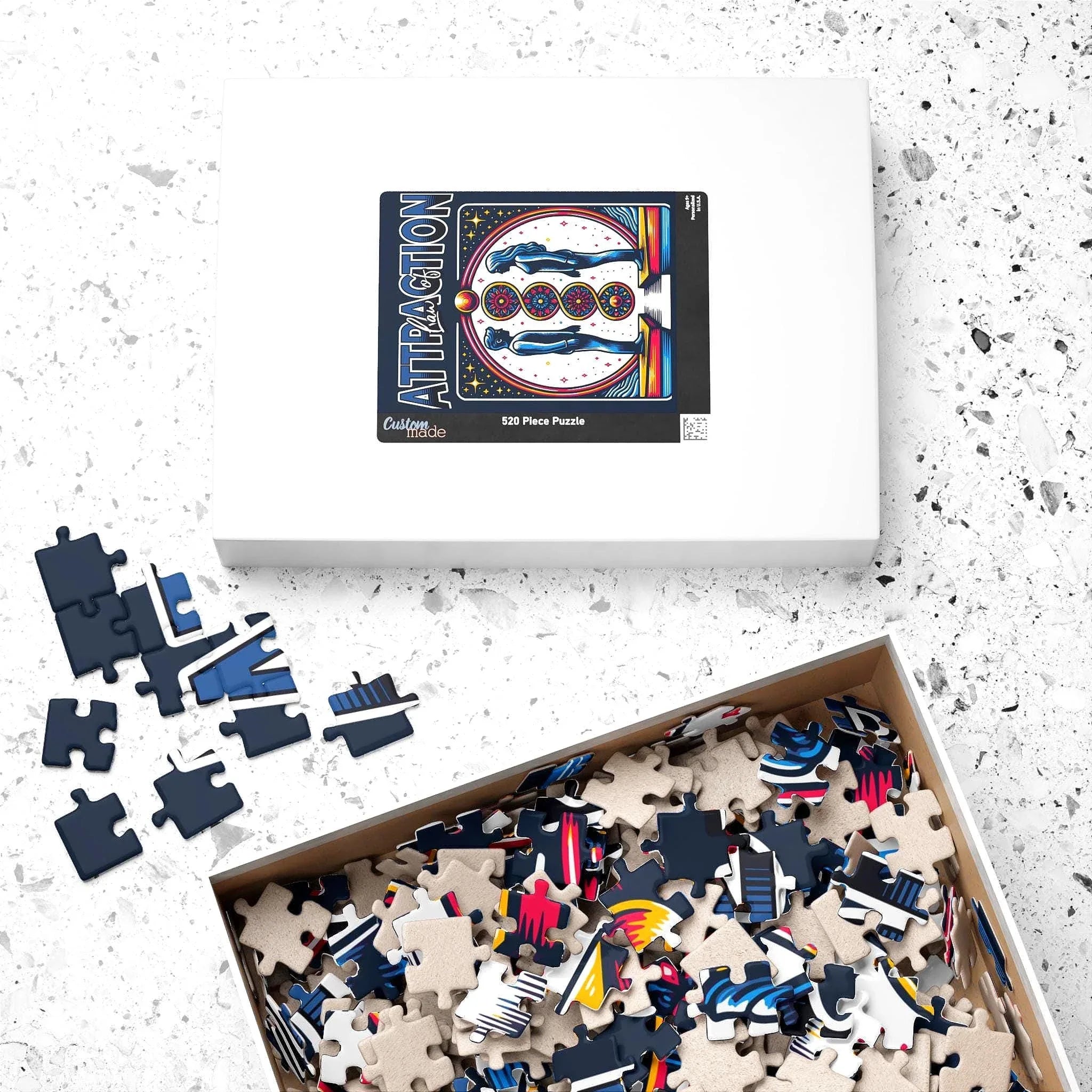 Puzzle loi de l'attraction, art spirituel 500 pièces, puzzle religieux - Essences Agape 66962221