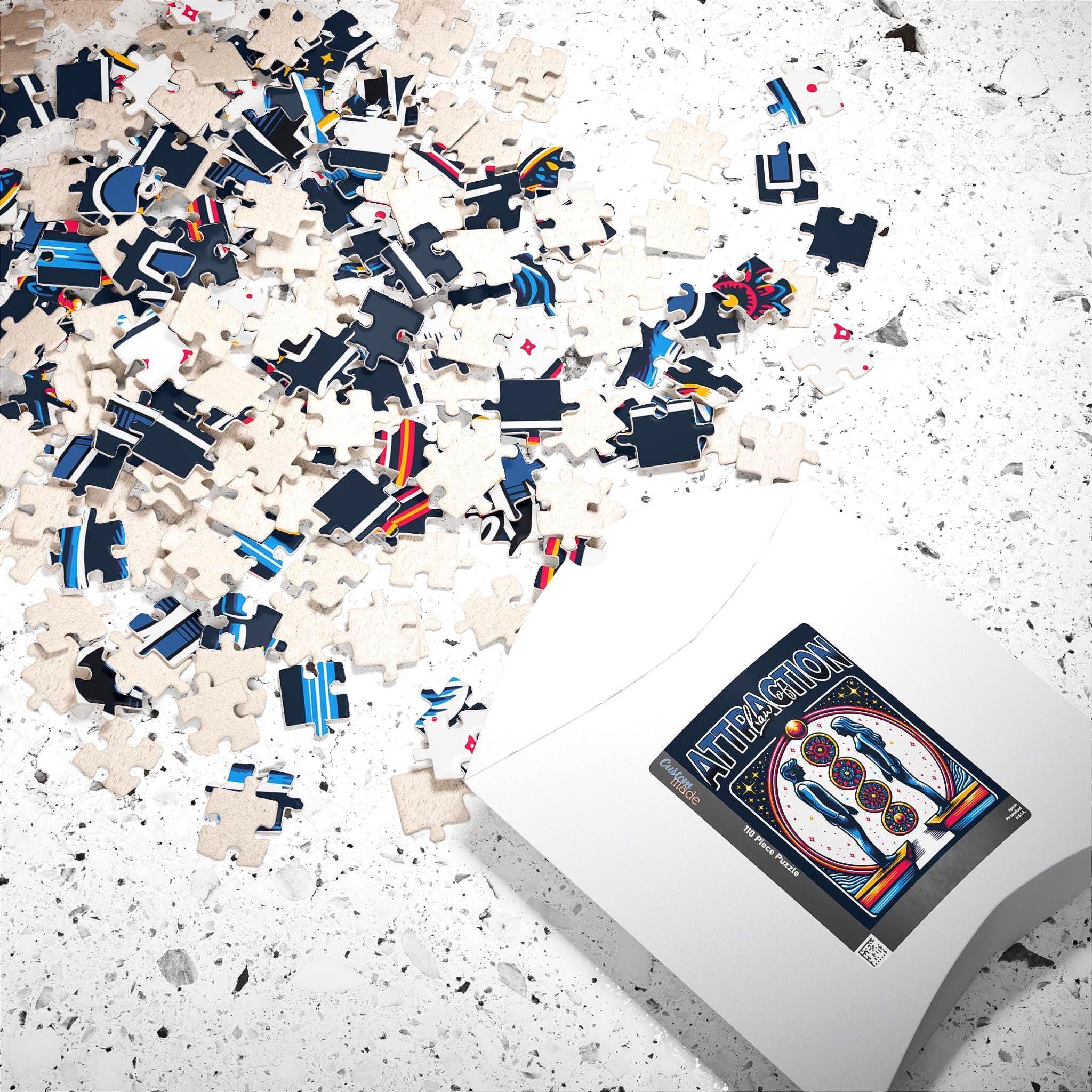 Puzzle loi de l'attraction, art spirituel 500 pièces, puzzle religieux - Essences Agape 32314106