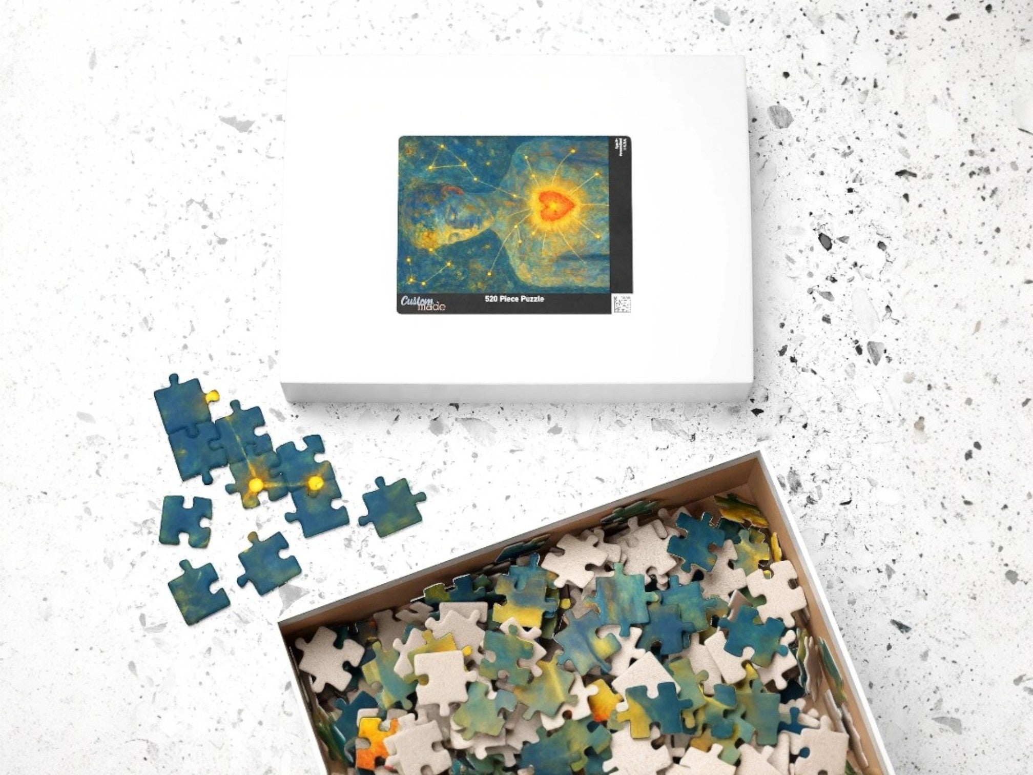 Puzzle peinture amour, puzzle guérison 500 pièces, puzzle ésotérique - Essences Agape 10942978