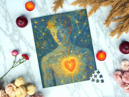 Puzzle peinture amour, puzzle guérison 500 pièces, puzzle ésotérique - Essences Agape 79452754