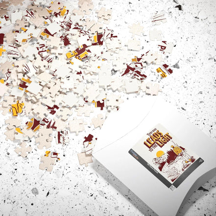 Puzzle peinture chemin lumineux, 500 pièces, puzzle ésotérique, cadeau - Essences Agape 34134599