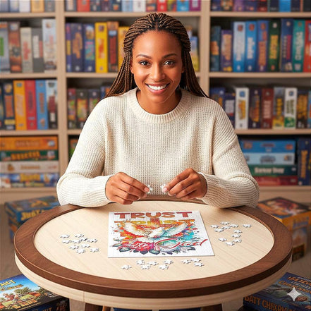 Puzzle peinture dieu, divin trust 500 pièces, puzzle ésotérique cadeau - Essences Agape 68164298