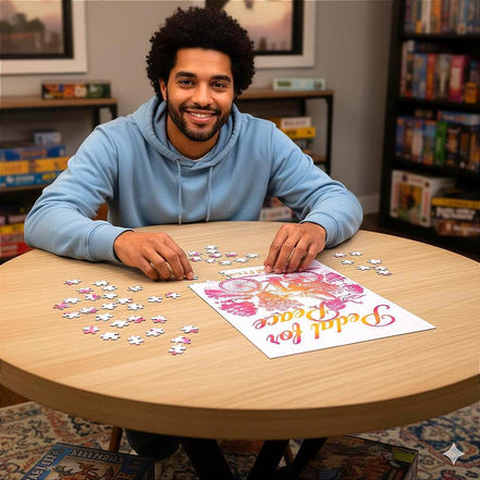 Puzzle peinture hippie, puzzle peace 500 pièces, religieuse ésotérique - Essences Agape 92732420