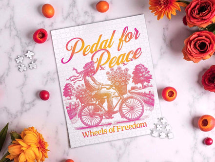 Puzzle peinture hippie, puzzle peace 500 pièces, religieuse ésotérique - Essences Agape 63600153