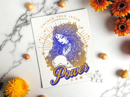 Puzzle peinture sorcière magie 500 pièces, puzzle ésotérique religieux - Essences Agape 75775029