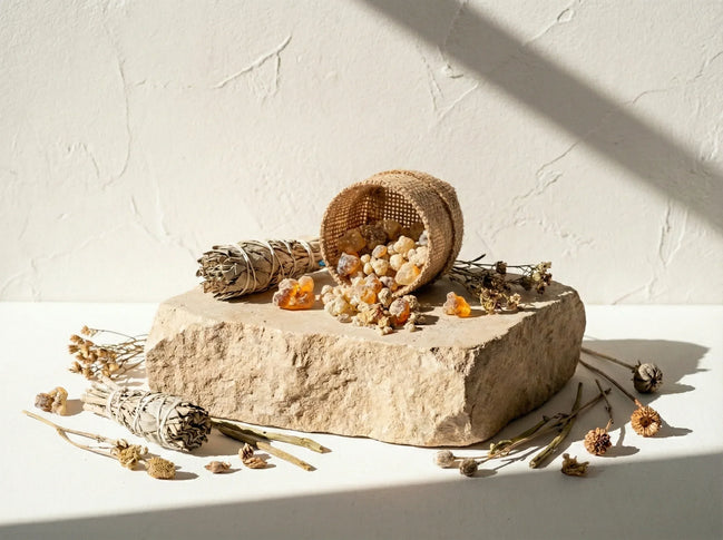 Résine d'encens naturelle Sauge mature - Pureté, Paix et Sérénité - Essences Agape 83177047