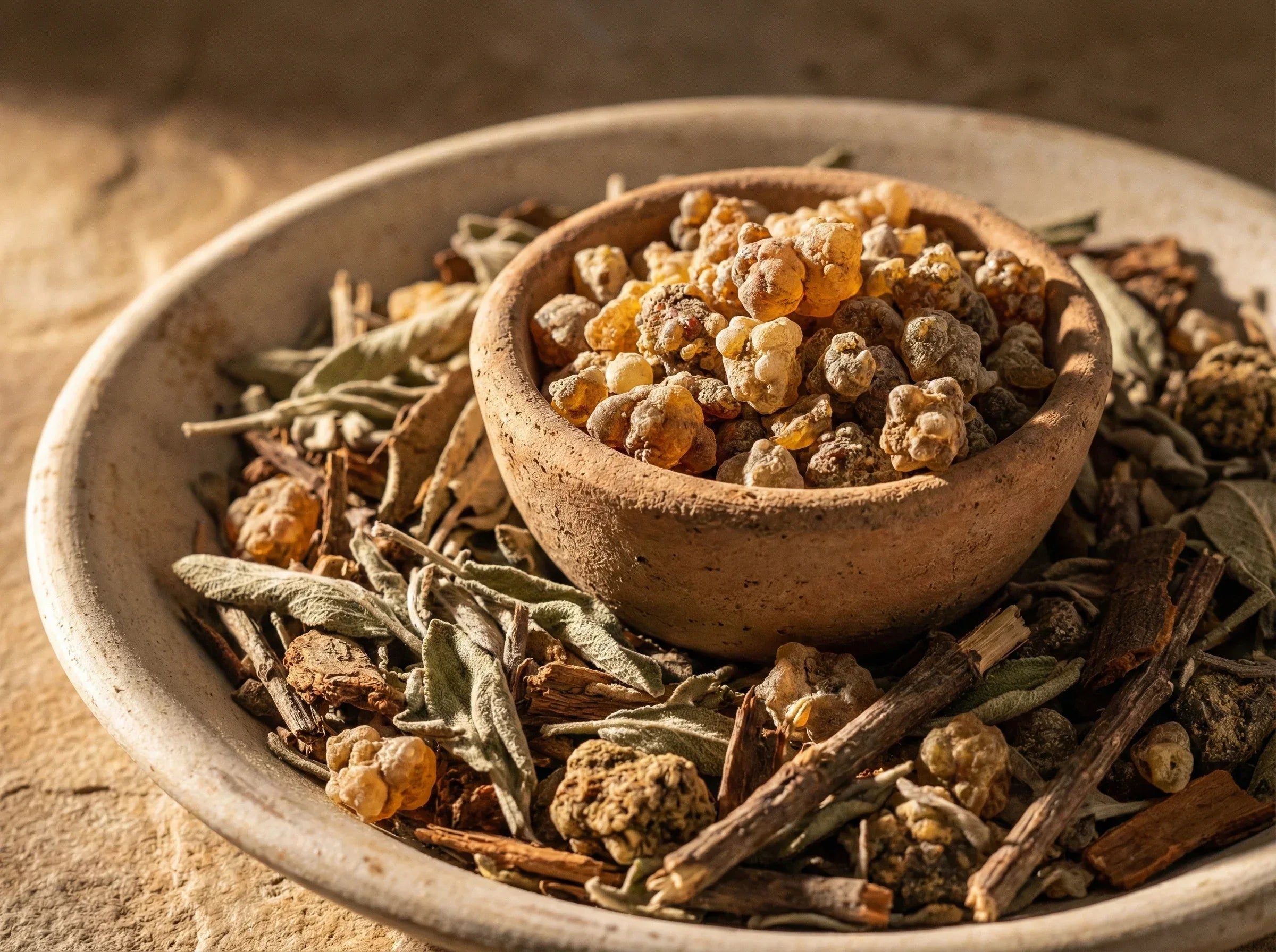 Résine d'encens naturelle Sauge mature - Pureté, Paix et Sérénité - Essences Agape 48011321