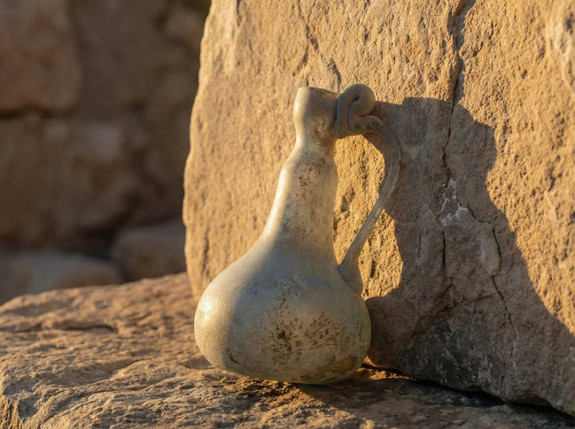 Reproduction verre antique Aiguière Azur - Eau & Purification - Essences Agape 64096870