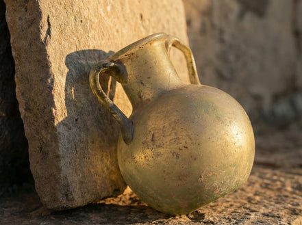 Reproduction verre antique Amphore - Équilibre & Dualité - Essences Agape 96840495