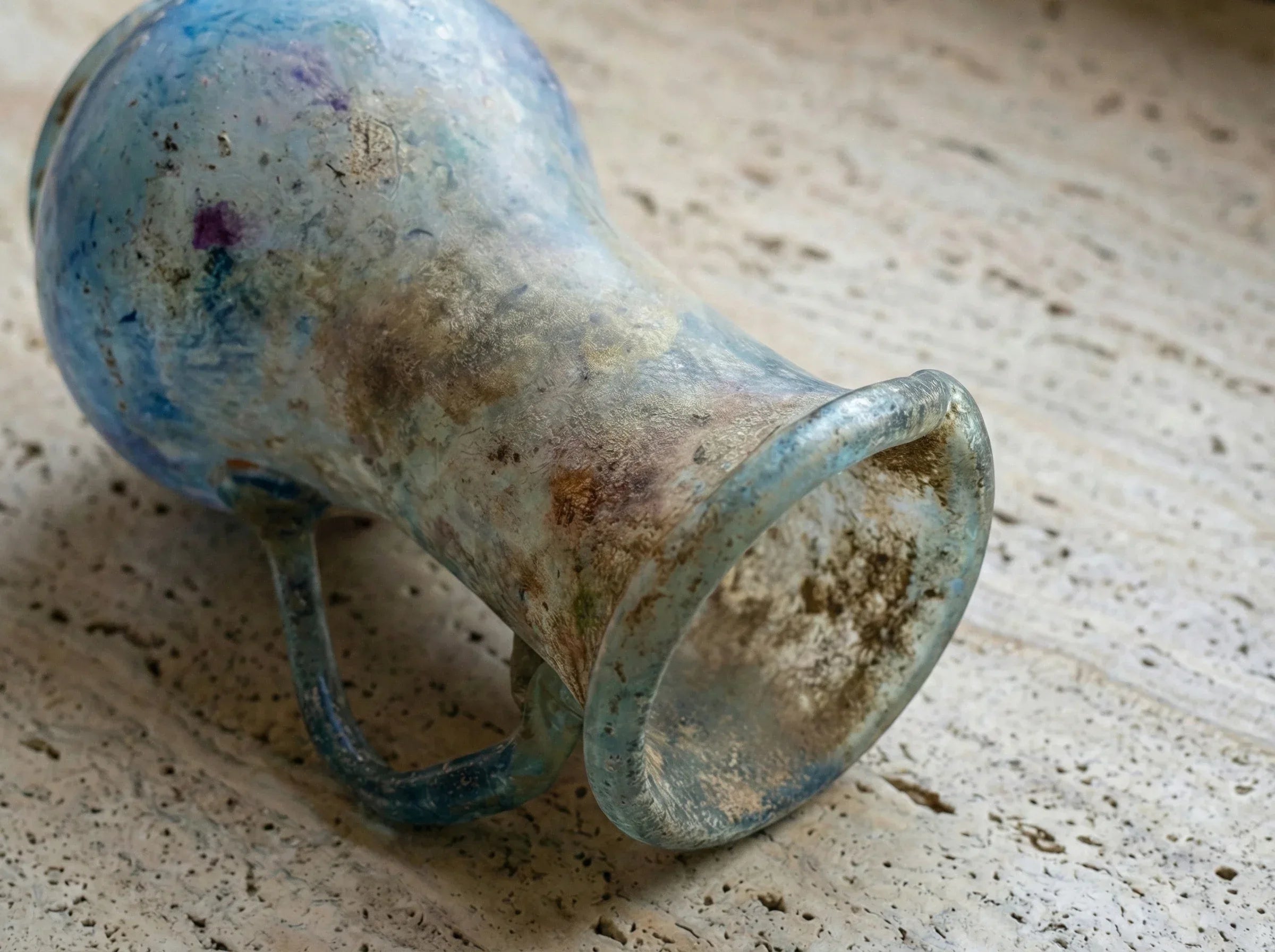 Reproduction verre antique Pichet Cosmique - Mystère & Profondeur - Essences Agape 96741704