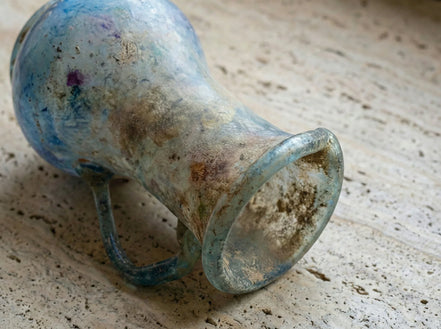 Reproduction verre antique Pichet Cosmique - Mystère & Profondeur - Essences Agape 96741704