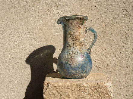 Reproduction verre antique Pichet Cosmique - Mystère & Profondeur - Essences Agape 65751295