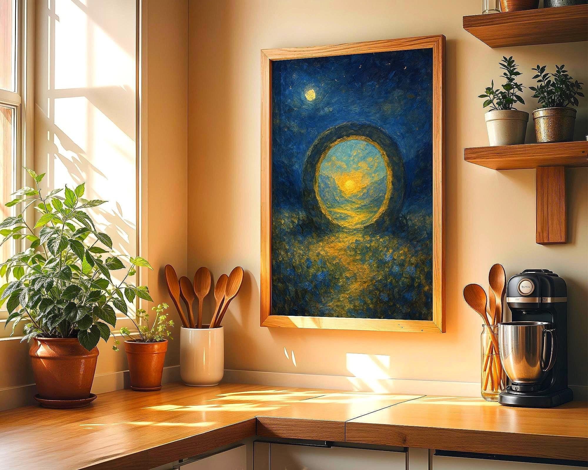 Santé mentale affiche, peinture spirituel, art de la manifestation - Essences Agape 7355983