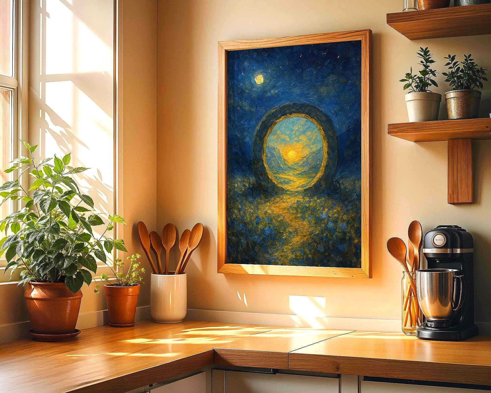 Santé mentale affiche, peinture spirituel, art de la manifestation - Essences Agape 7355983