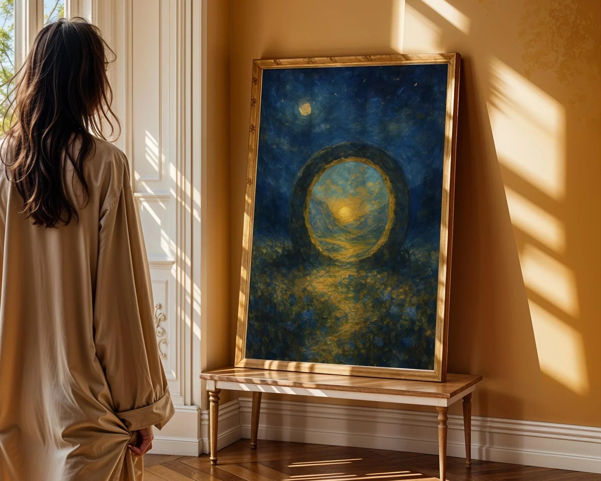 Santé mentale affiche, peinture spirituel, art de la manifestation - Essences Agape 34176322