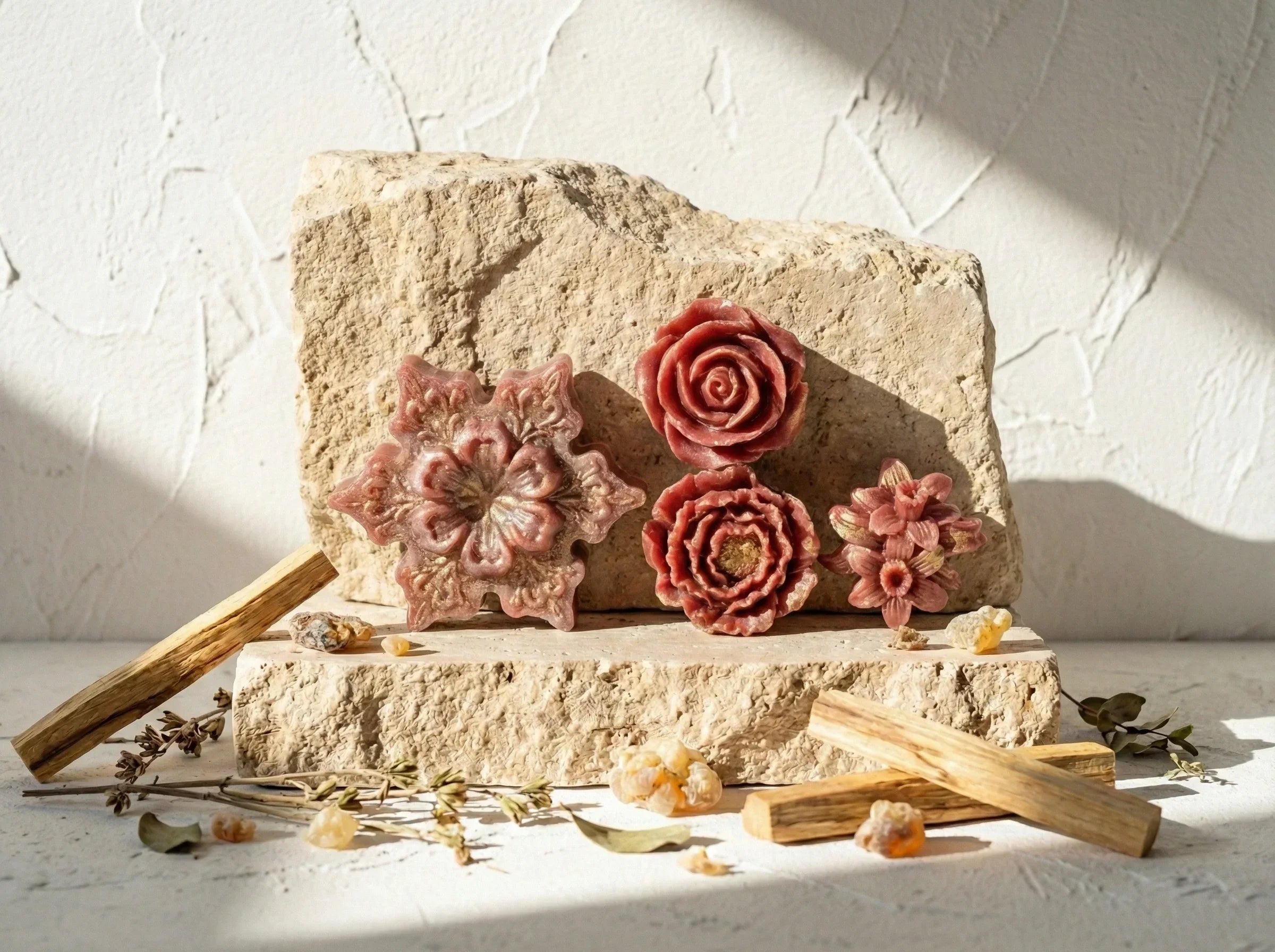 Savon artisanal Palo Santo - Clarté, Lumière Dorée et Purification - Essences Agape 2537363