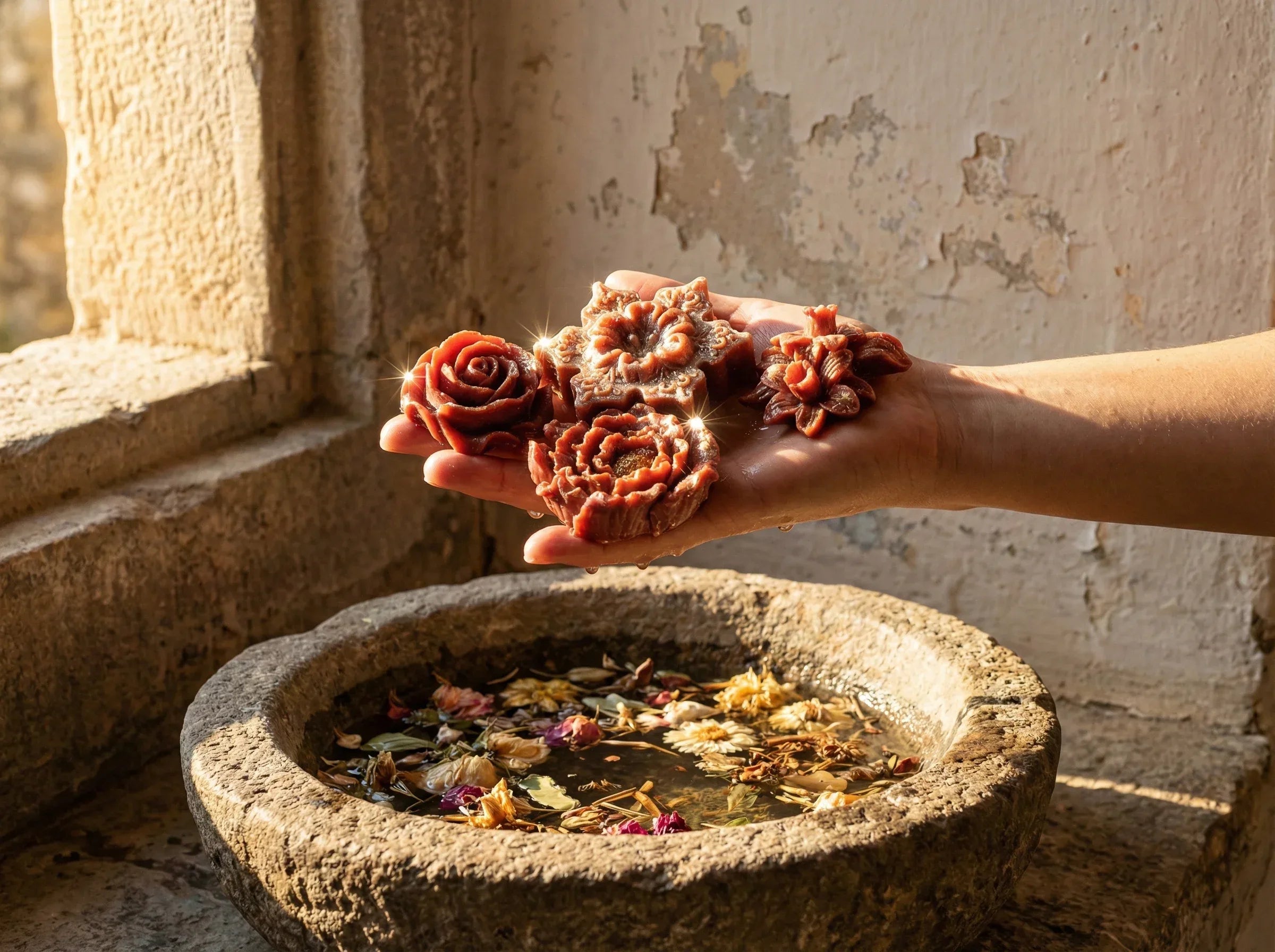 Savon artisanal Palo Santo - Clarté, Lumière Dorée et Purification - Essences Agape 16910717