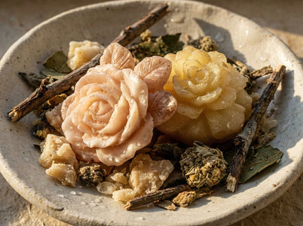 Savon artisanal bio Musc - Douceur Céleste Dorée et Apaisement - Essences Agape 29717231