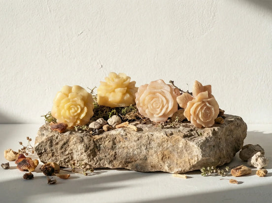 Savon artisanal bio Musc - Douceur Céleste Dorée et Apaisement - Essences Agape 21867893