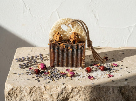 Savon artisanal bio Rose et sel - Harmonie, Tendresse et Beauté - Essences Agape 93725775