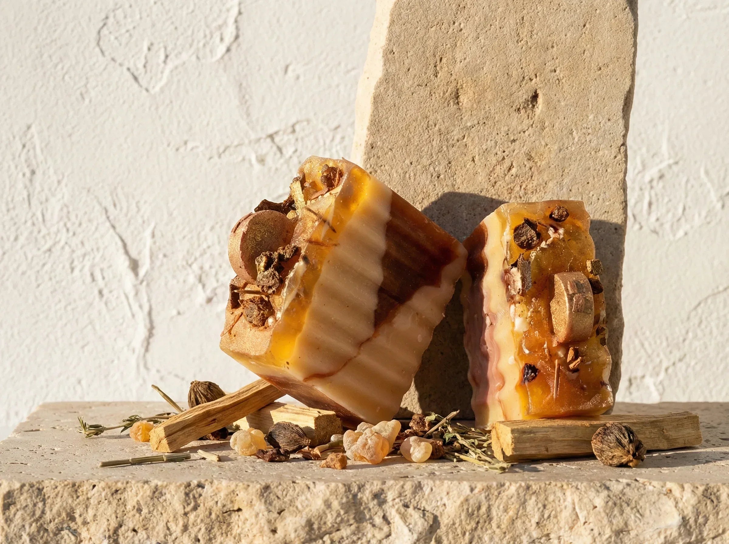 Savon fait maison Palo Santo et Louban - Protection Totale Lieu - Essences Agape 59320731