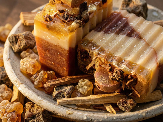 Savon fait maison Palo Santo et Louban - Protection Totale Lieu - Essences Agape 47478601