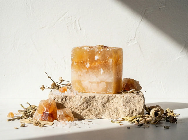 Savon guérison Alun et sel - Mystère et Ancrage Minéral Puissant - Essences Agape 4060670