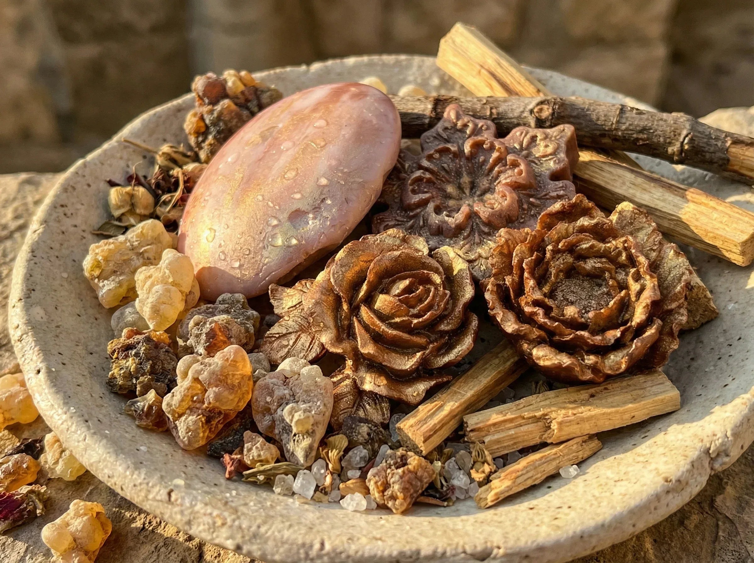 Savon guérison Louban, Myrrhe et Or - Purification Sacrée de l'Âme - Essences Agape 61221627