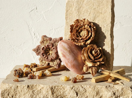 Savon guérison Louban, Myrrhe et Or - Purification Sacrée de l'Âme - Essences Agape 975480