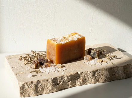 Savon guérison Musc et sel - Mystère, Intuition Lunaire et Paix - Essences Agape 49621564