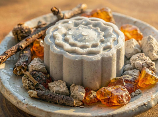 Savon pour le corps Ambre et Argile - Purification Tellurique Bio - Essences Agape 765502