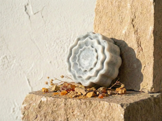 Savon pour le corps Ambre et Argile - Purification Tellurique Bio - Essences Agape 13608131