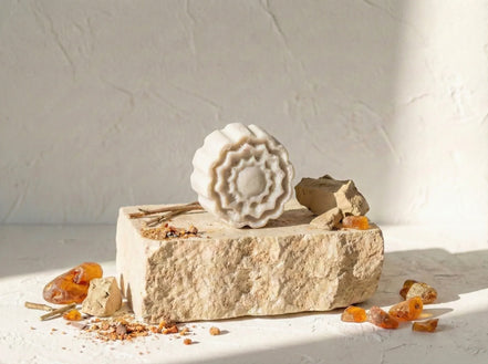 Savon pour le corps Ambre et Argile - Purification Tellurique Bio - Essences Agape 81334519