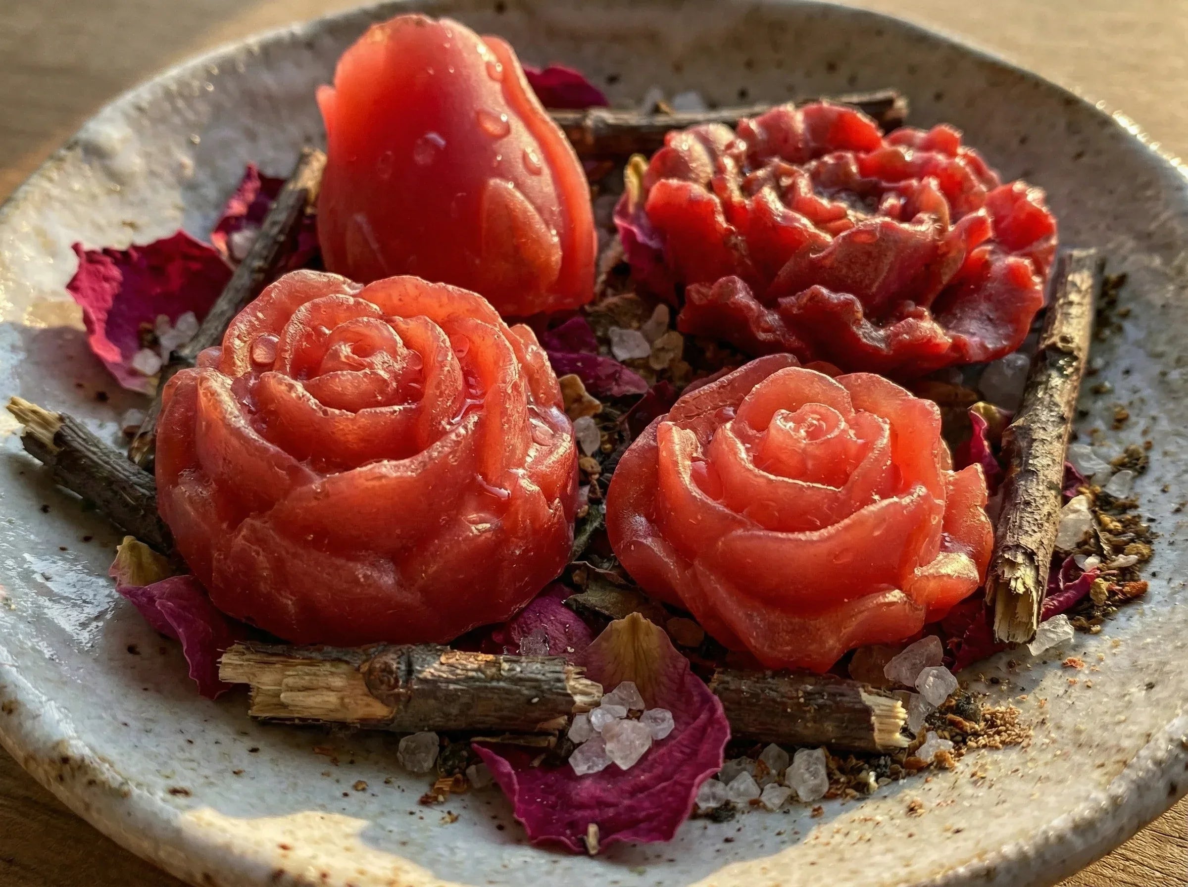 Savon pour le corps Rose - Éclat, Douceur Précieuse et Charme - Essences Agape 20390736