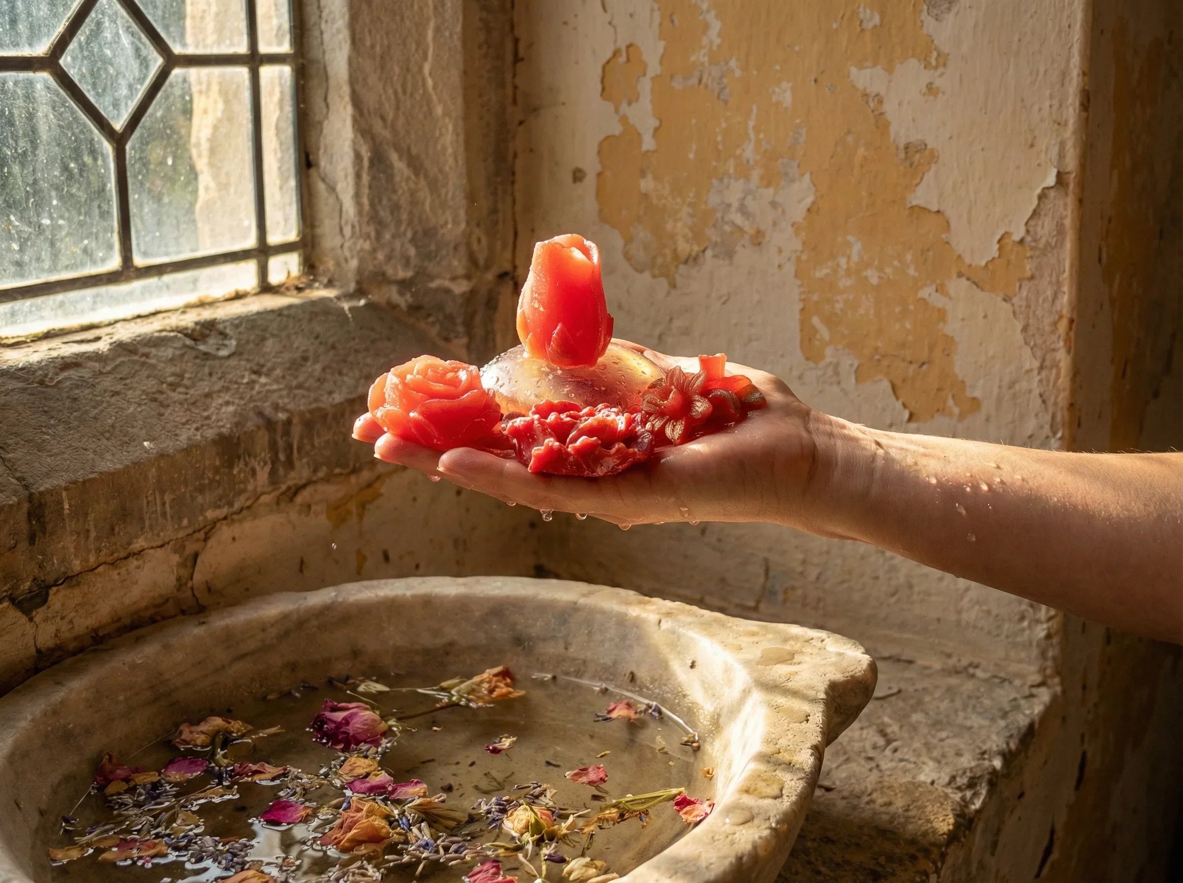 Savon pour le corps Rose - Éclat, Douceur Précieuse et Charme - Essences Agape 30651991