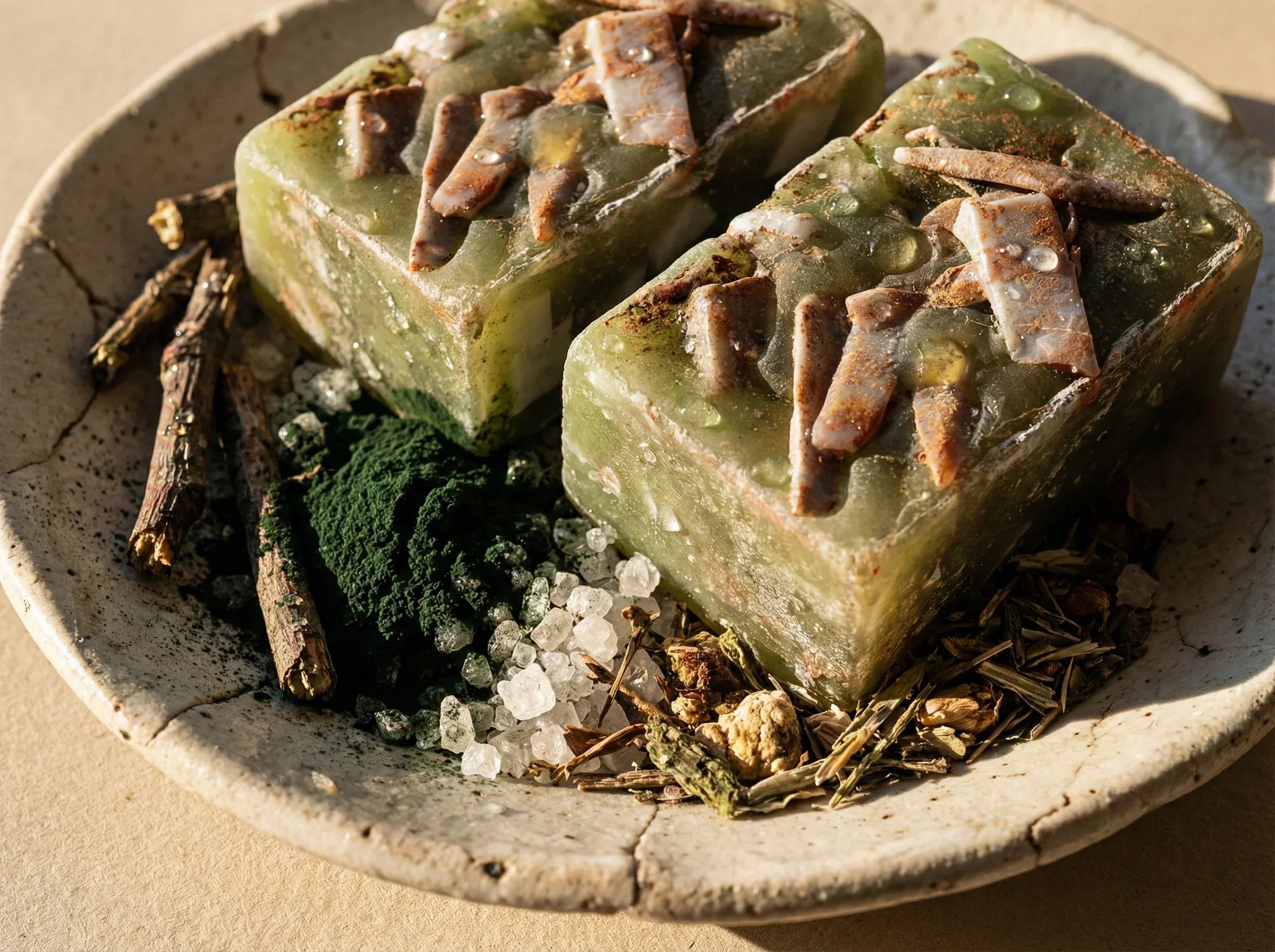 Savon pour le corps Spiruline et Indigo - Détox et Souffle Marin - Essences Agape 81985199