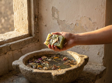 Savon pour le corps Spiruline et Indigo - Détox et Souffle Marin - Essences Agape 69783231