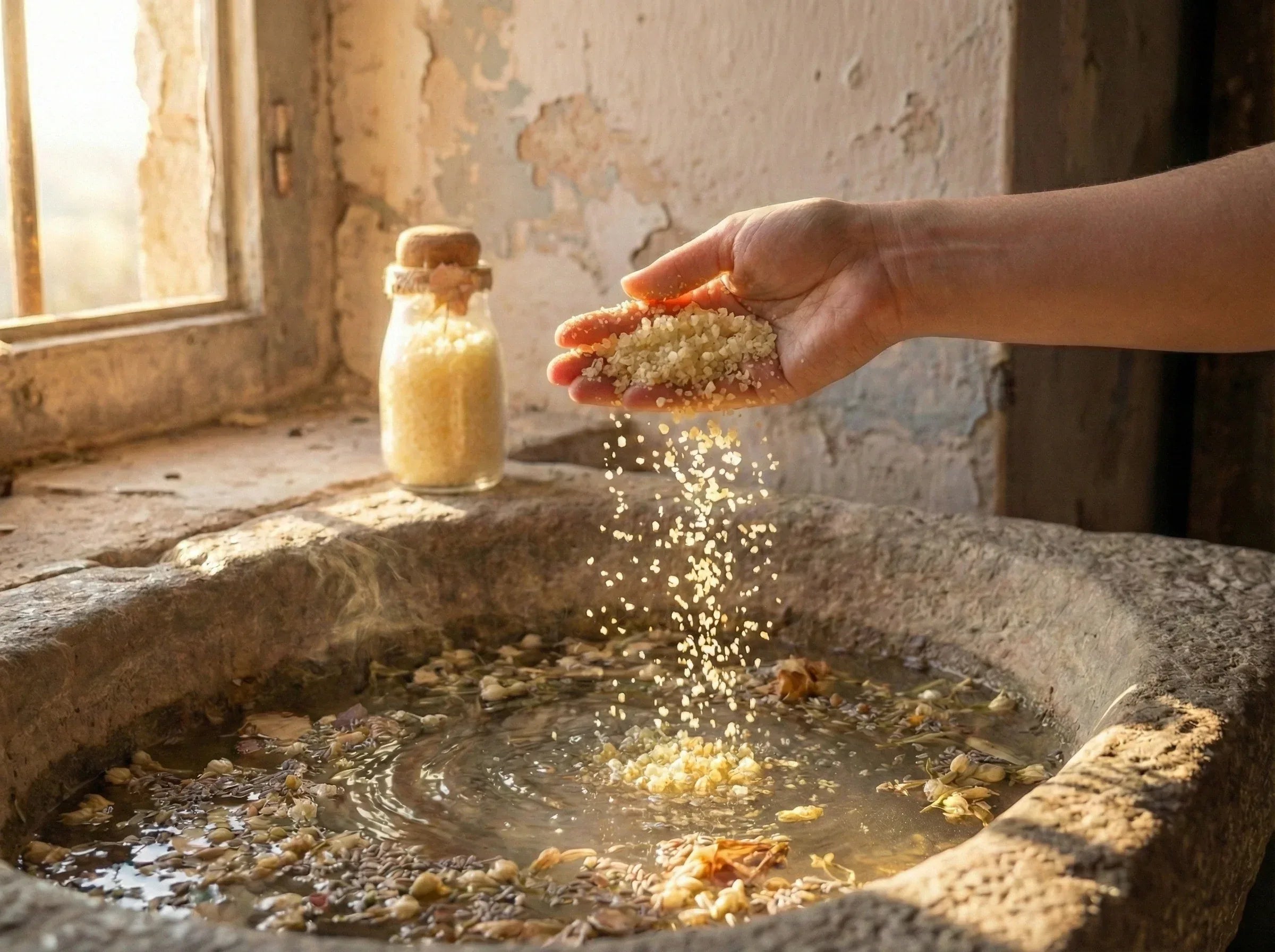 Sel Bain spirituel huile essentielle Jasmin - Nettoyage intérieure - Essences Agape 19631095