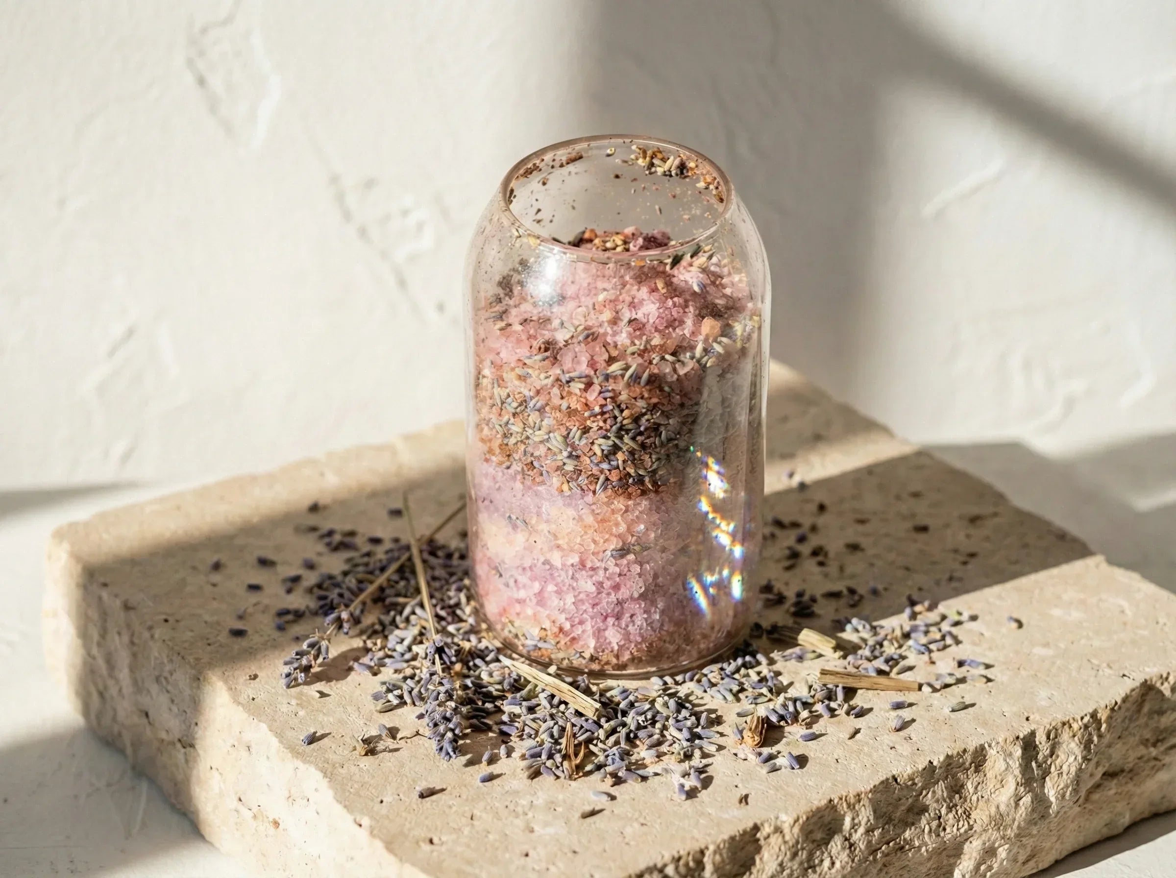 Sel Bain spirituel huile essentielle Lavande - Paix Intérieure Zen - Essences Agape 80103227