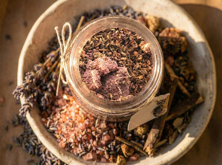 Sel Bain spirituel huile essentielle Lavande - Paix Intérieure Zen - Essences Agape 93533669