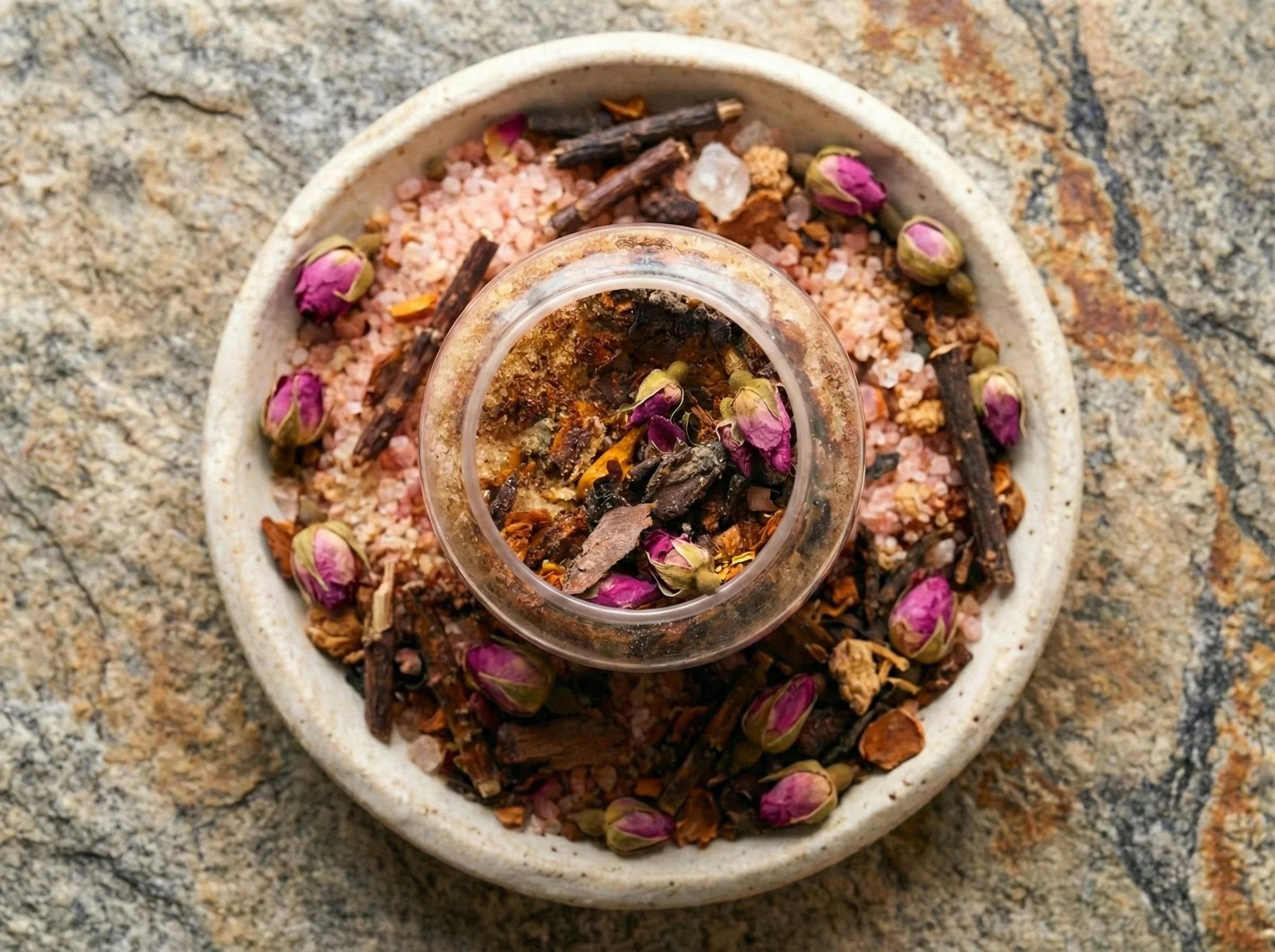 Sel Bain spirituel huile essentielle Rose - Harmonie du Cœur Pure - Essences Agape 38091090