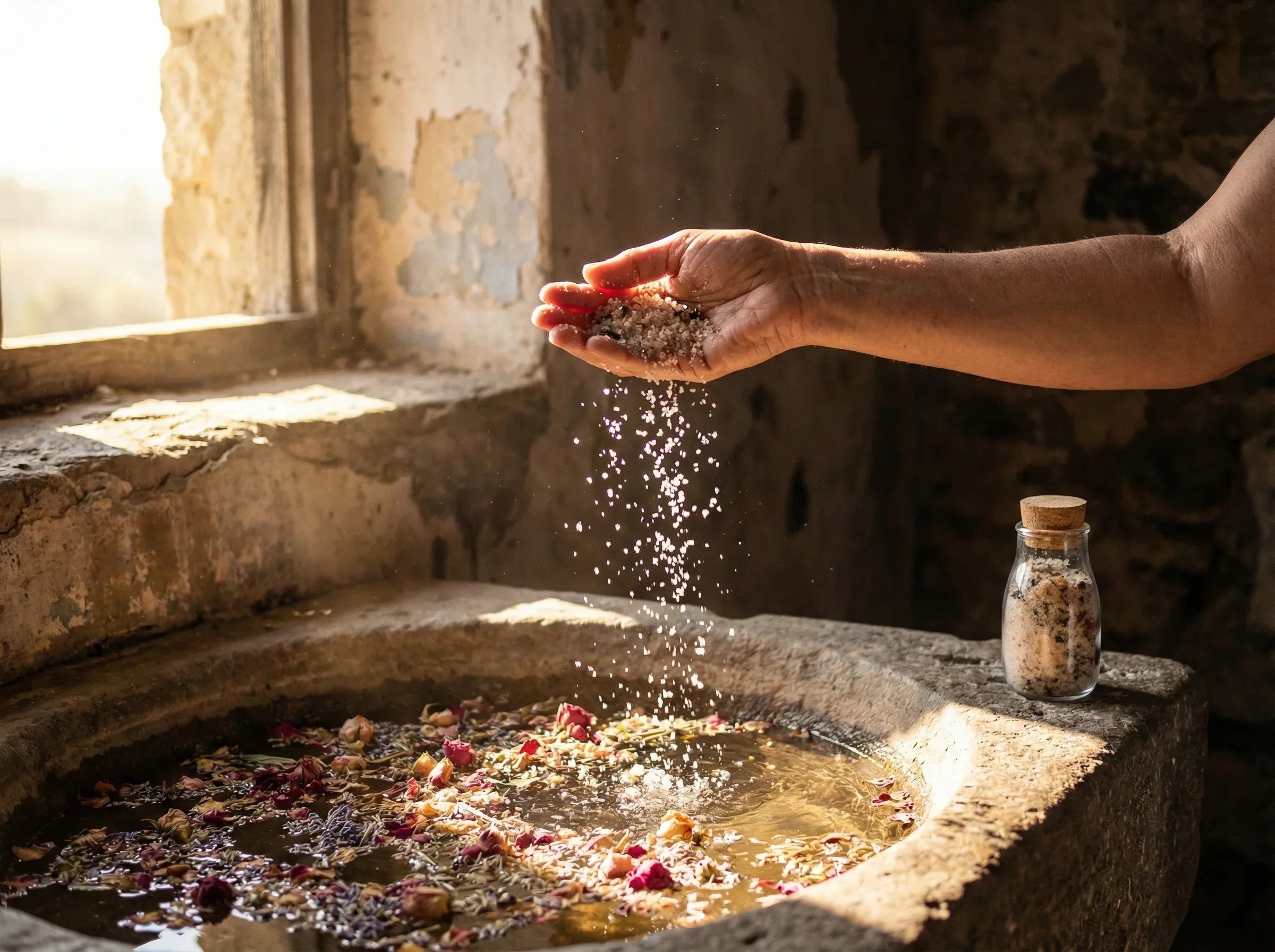 Sel Bain spirituel huile essentielle Rose Orange - Éclat Solaire - Essences Agape 84486350