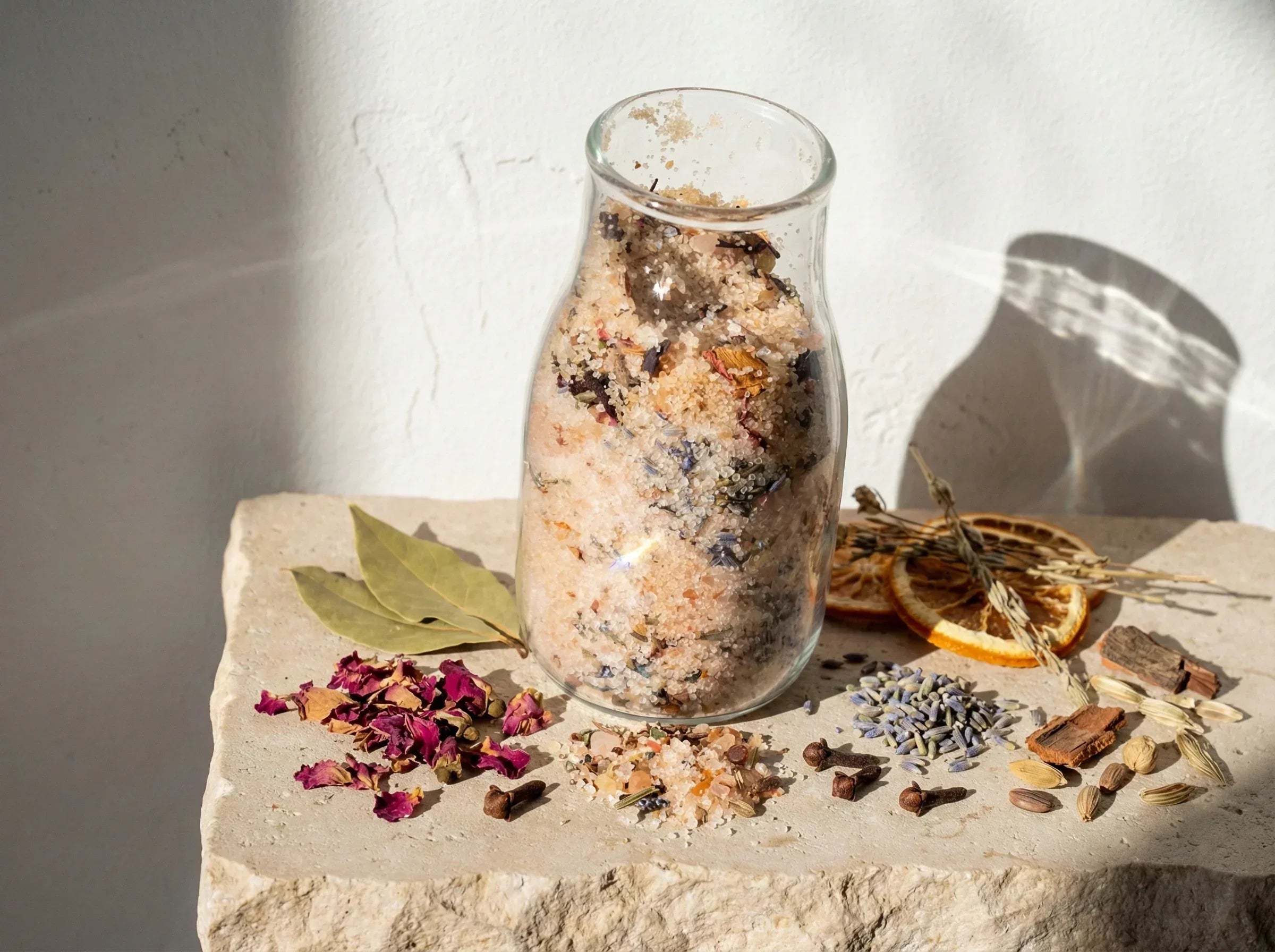 Sel Bain spirituel huile essentielle Rose Orange - Éclat Solaire - Essences Agape 21806886