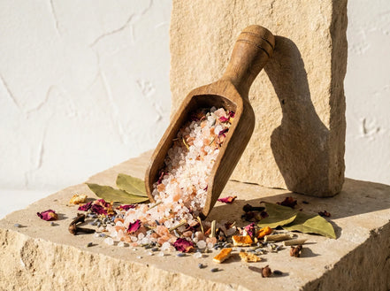 Sel Bain spirituel huile essentielle Rose Orange - Éclat Solaire - Essences Agape 58029510